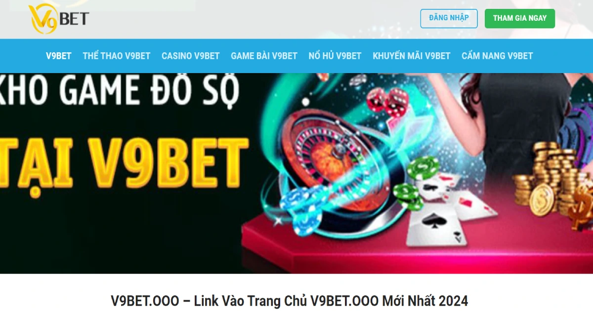 Các bước đăng nhập V9BET