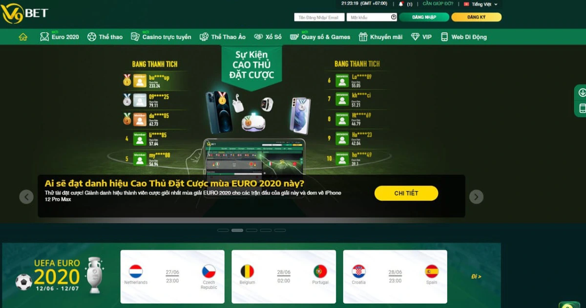 Cá cược bóng đá V9BET